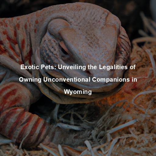 Exotic Pets: Unveiling the Legalities of Owning Unconventional Companions in Wyoming