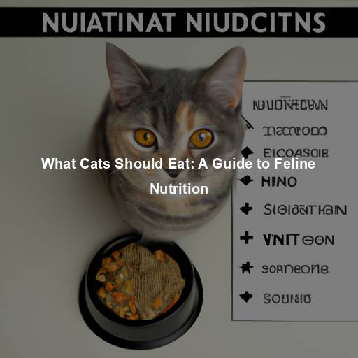 What Cats Should Eat: A Guide to Feline Nutrition